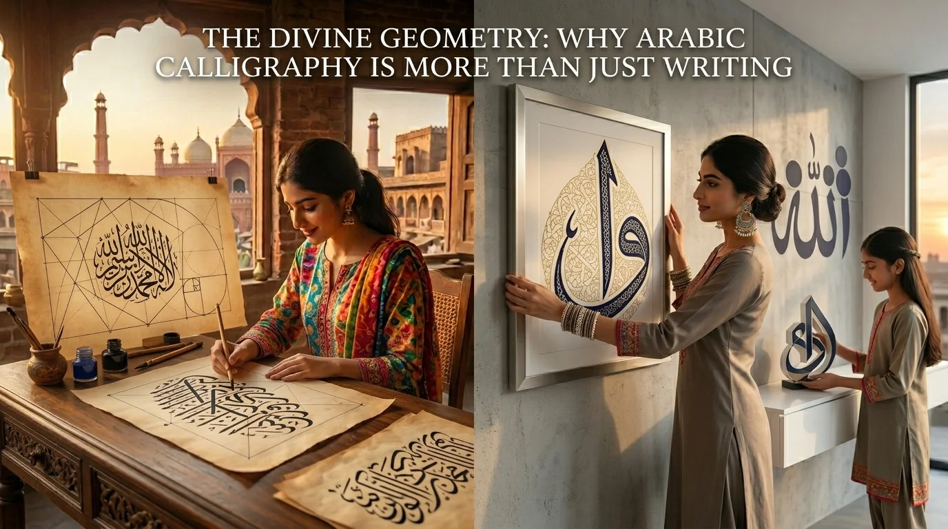 The Divine Geometry: Why Arabic Calligraphy is More Than Just Writing