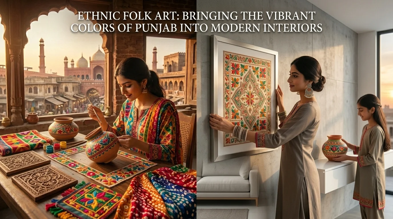 Ethnic Folk Art: Bringing the Vibrant Colors of Punjab into Modern Interiors
